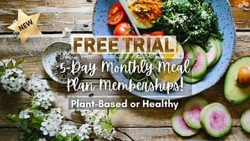 Plant-based and healthy meal plans
