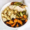 turkey dinner bowl