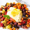 root veggie breakfast hash