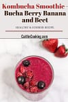 red smoothie with berries