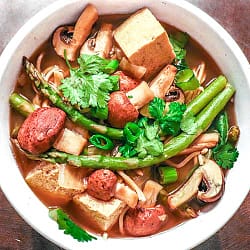 mushroom hot pot