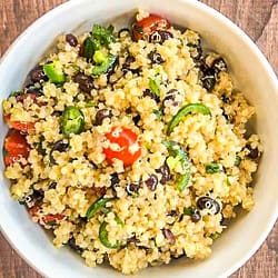 spicy quinoa salad