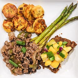 Jamaican Almond Crusted Cod