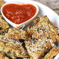 Eggplant parmesan bites air fryer