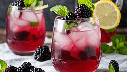 Blackberry Mint Lemonade