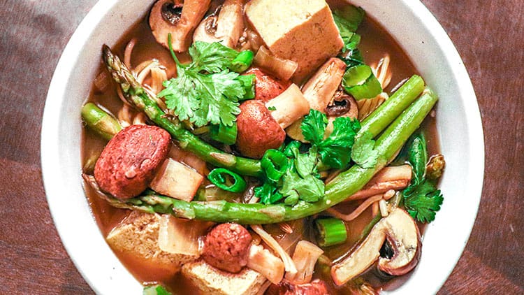 mushroom hot pot