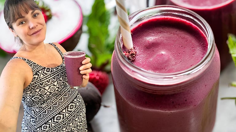 iron anemia during pregnancy with iron boosting smoothie