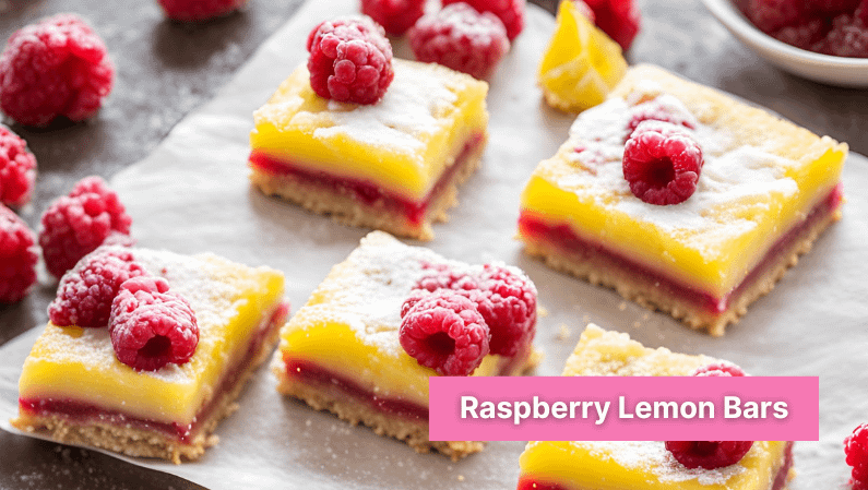 raspberry lemon bars