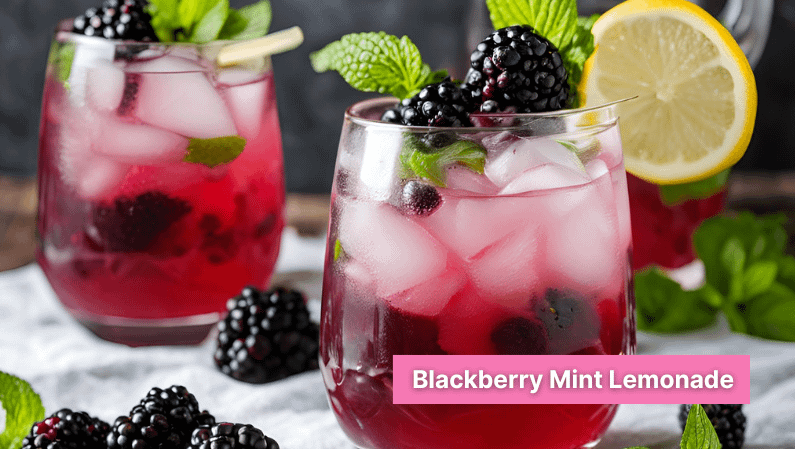 blackberry mint lemonade