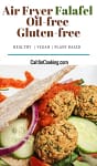 falafel balls in pita with vegetables