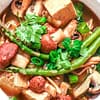mushroom hot pot