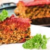 meatless meatloaf (Neatloaf) with Lentils, Chickpeas, and Mushrooms