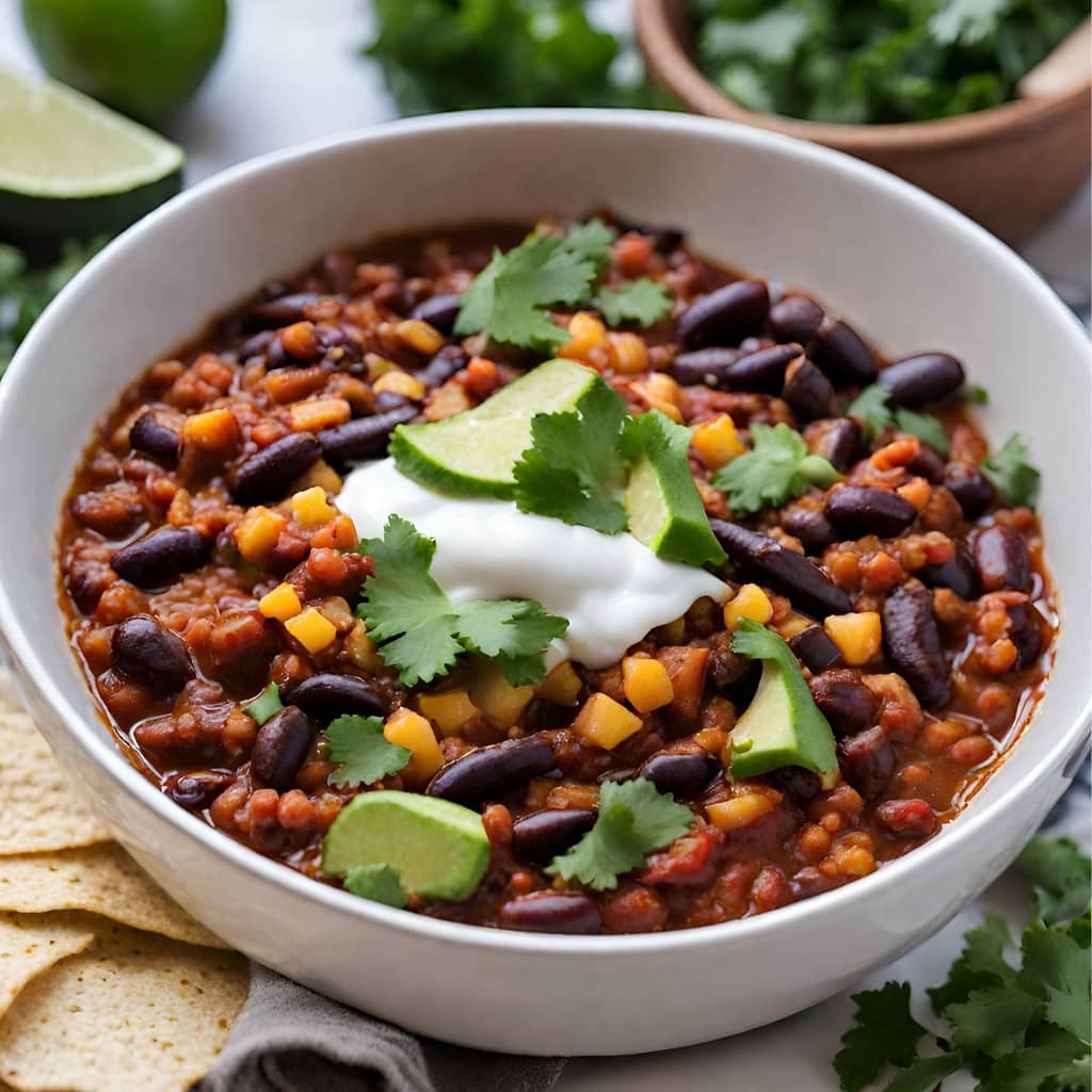 vegan mexican chili