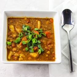 Indian Chickpea Lentil Soup