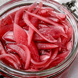 sugar-free pickled red onions