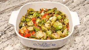 Mediterranean Brussels Sprouts (detox recipe)