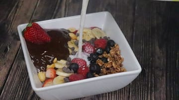 Whipped Coffee Cocoa Bowl with Coconut Milk