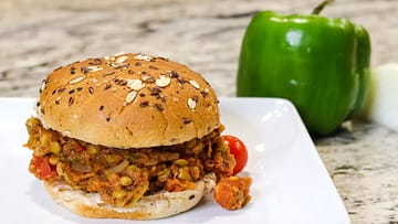 Lentil Sloppy Joe in instant pot