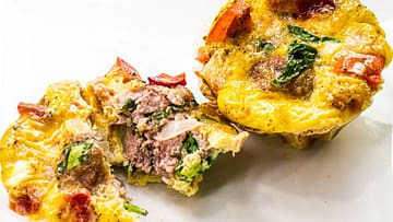 meatball root veggie egg muffins