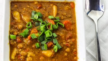 Indian Chickpea Lentil Soup