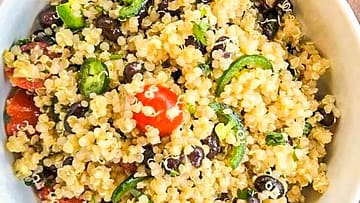 spicy quinoa salad