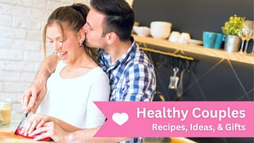 healthy couple cooking