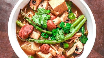 mushroom hot pot