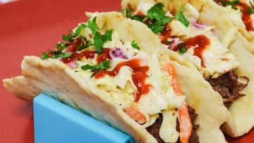 Jackfruit BBQ Korean Tacos