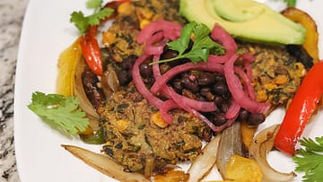Mexican zucchini fritters