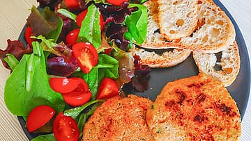 tofu potato burger