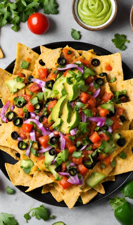 appetizers recipes: vegan nachos