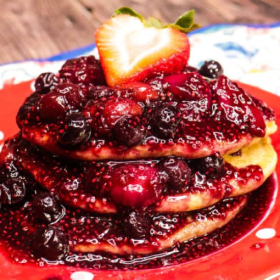 chia berry maple syrup