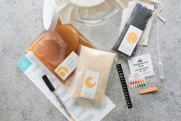 Kombucha Brewing Kit, One gallon - contents