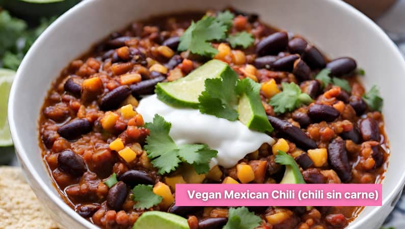 vegan mexican chili