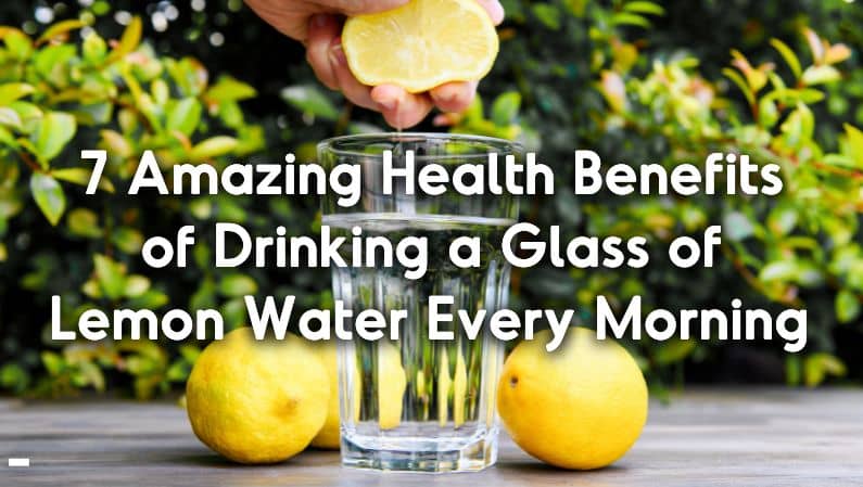 amazing health benefits of drinking lemon water