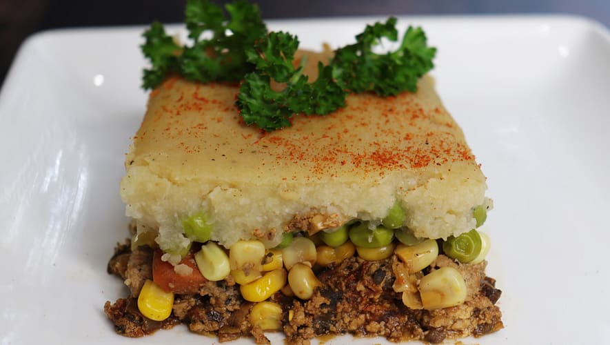 Shepherd's Pie Vegan tofu cauliflower
