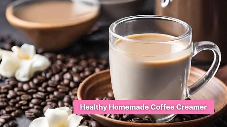 Healthy Homemade Coffee Creamer (3 ingredients)